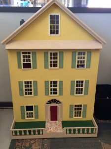 Photo of the three storey doll house.
